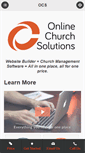 Mobile Screenshot of onlinechurchsolutions.com